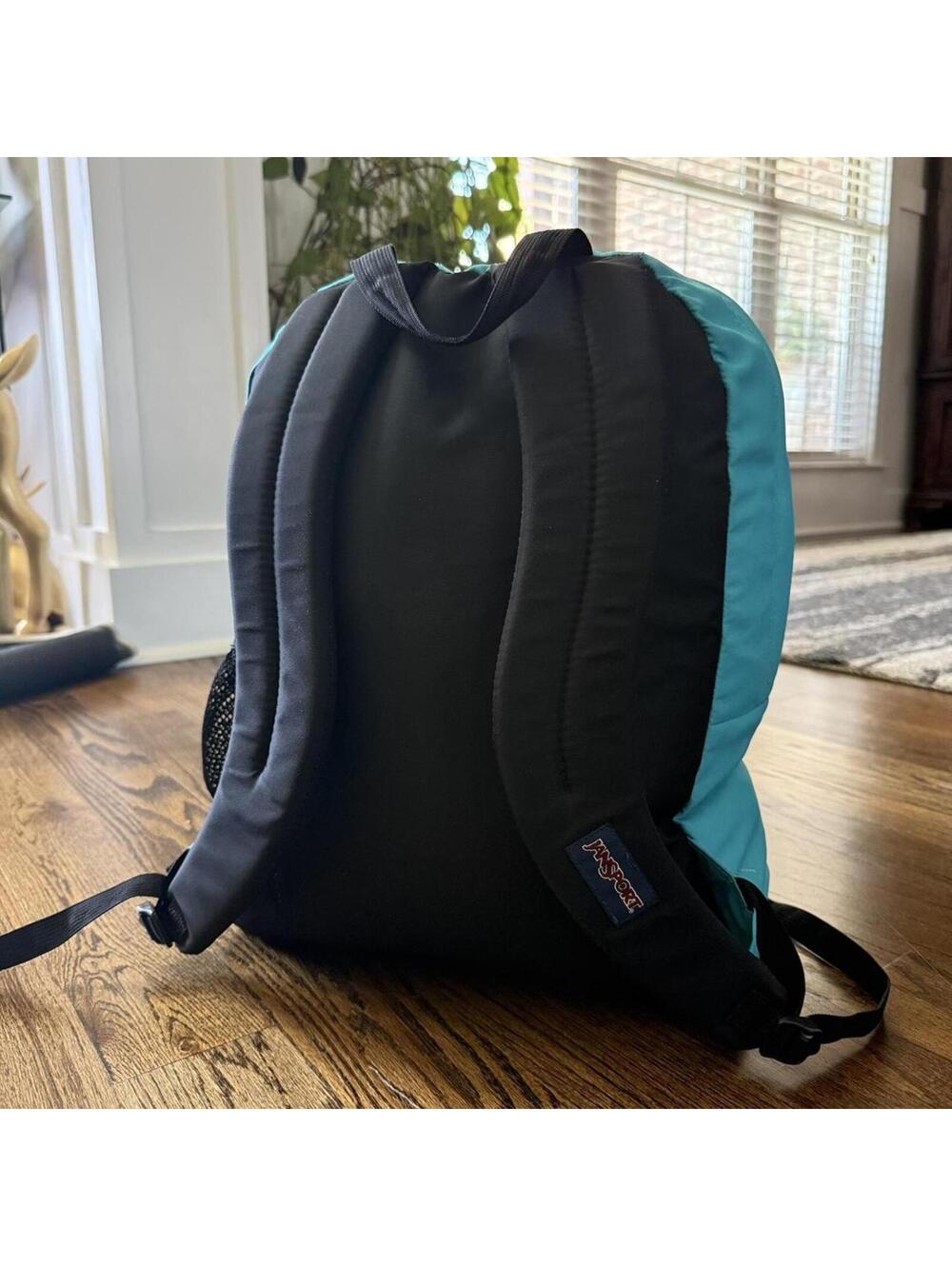 🎒 JanSport Big Student Backpack — Teal — Laptop School Bag - Picture 4 of 8